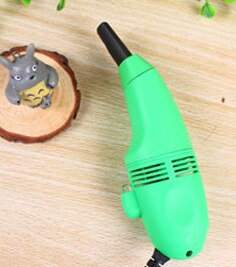 Style Small Portable Durable USB Vacuum Cleaner Brush Dust Collector Computer Keyboard Phone Universal Cleaning Gadgets: Rose Red