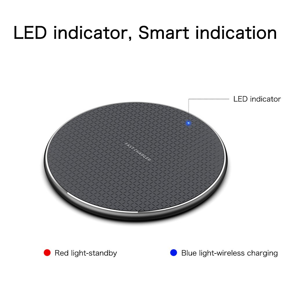 10W Qi Schnelle Drahtlose Ladegerät Für iPhone 11 12 Max X XS XR 8 Plus Für Xiaomi Huawei Samsung hinweis 9 S10 Plus Telefon USB Ladegerät Pad