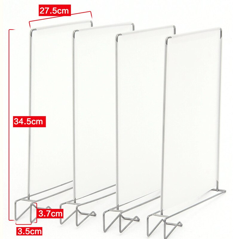 Séparateurs verticaux d'étagère en bois de placard 2.0-nouvel organisateur amélioré d'habillement avec le serrage facile-méta de fil d'acier enduit de poudre