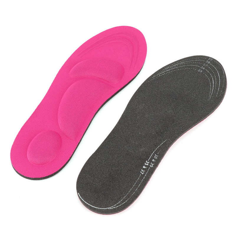Shoe Sponge Pad 1Pair 4D Sponge Insoles Soft Shoe Arch Support Pad Massage Insert Cushions for Women Arch Support Insoles