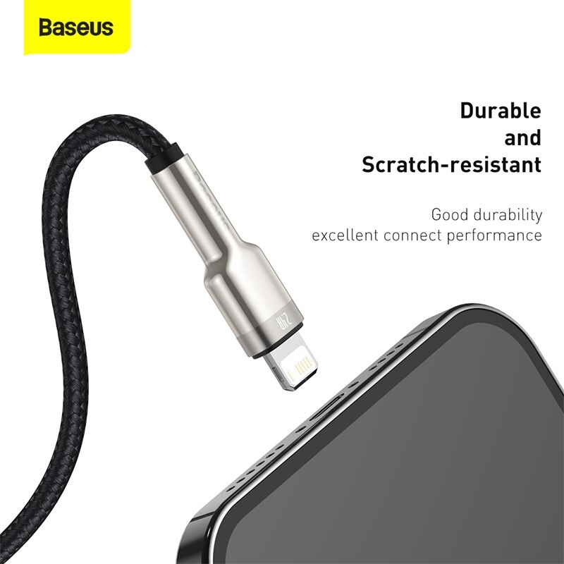 Baseus usb-kabel voor iphone 11, 12 pro max, xs, xr,  se 8 snel opladen voor iphone, oplader usb-kabel, datakabel, snoer voor ipad