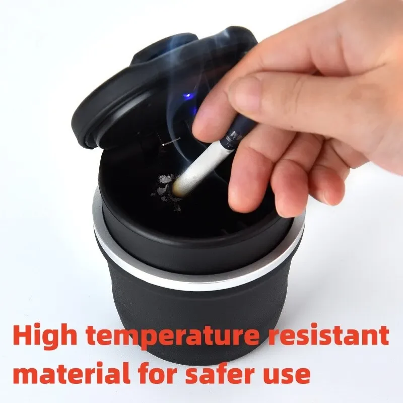 Tragbare LED Rauch Auto Aschenbecher Ashbox Tasse Auto Anzeige Aschenbecher Auto Getränkehalter. Es ist schnell und einfach