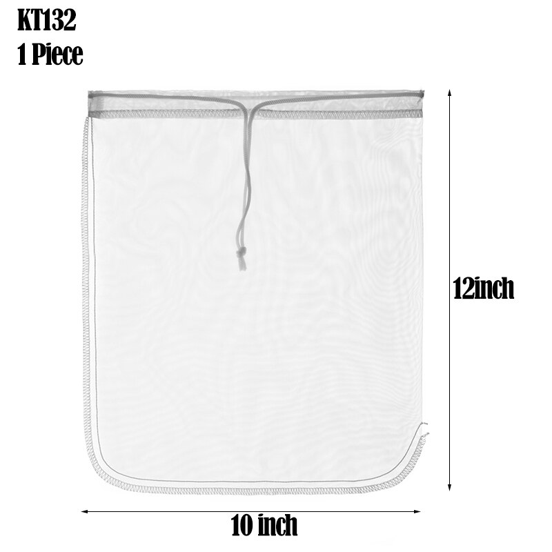 2 or 1 st 100%  nylon nät sil durkslag nätsil nöt mjölk filterpåsar kall fruktjuice kaffe te återanvändbara köksgrejer: Kt132