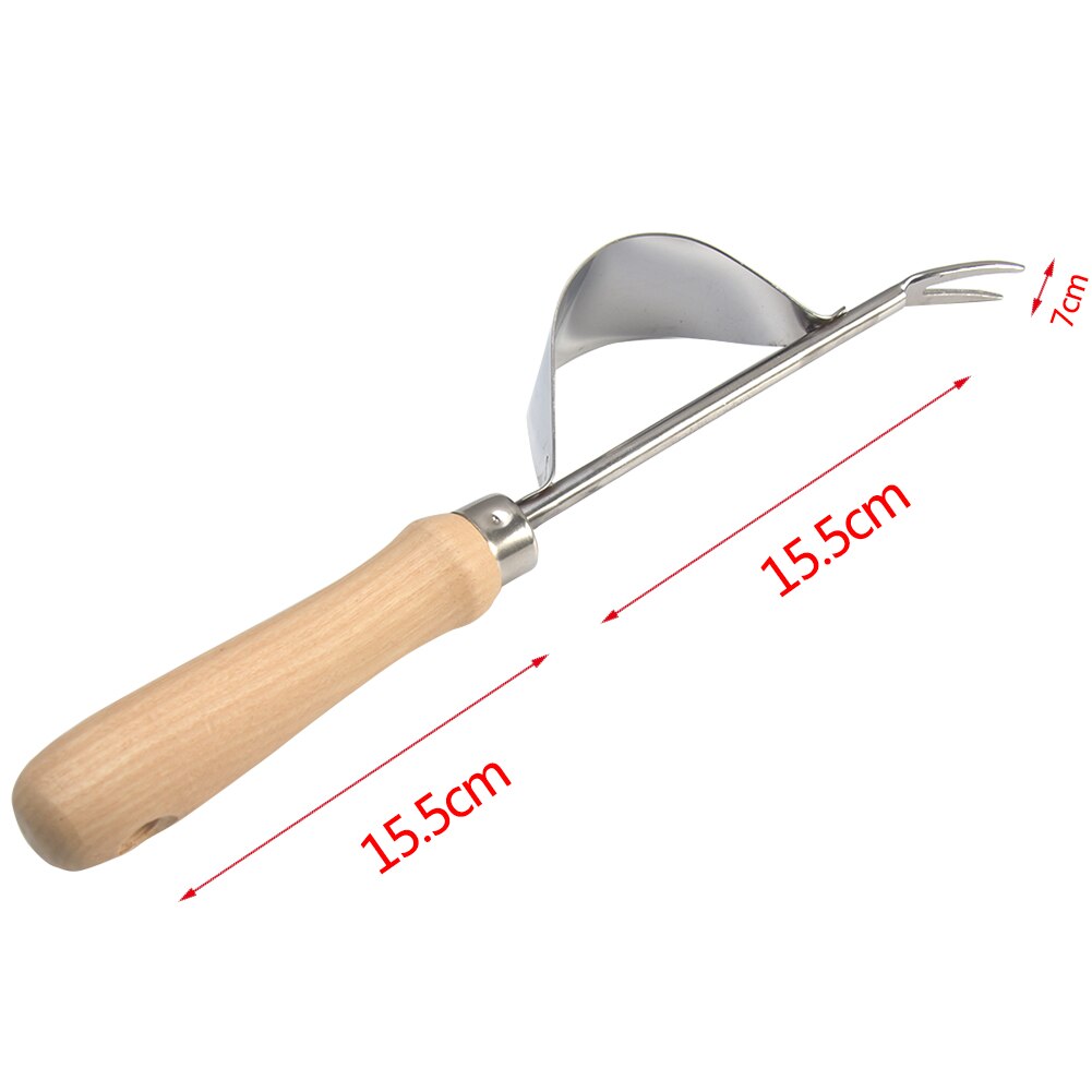 Digging Puller Manual Easy To Use Ergonomic Durable Hand Garden Outdoor Home Stainless Steel Shovel Weeding Tool Weeder Fork