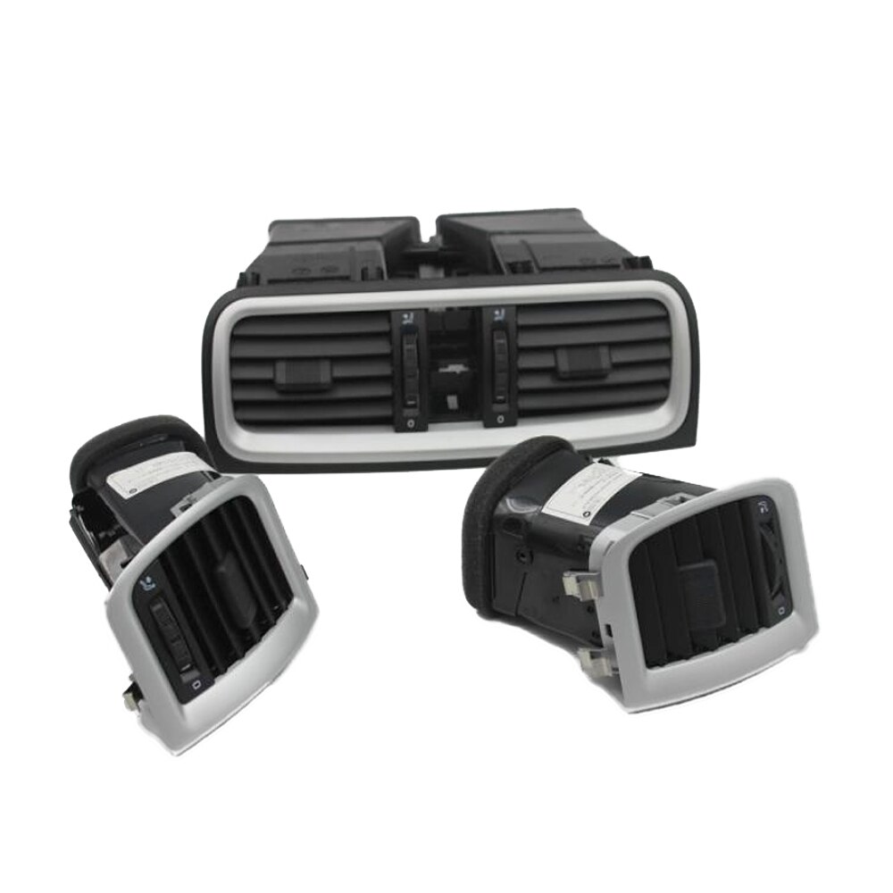 Rejilla de ventilación de aire acondicionado para salpicadero de coche Skoda Fabia 2 MK2 Roomster , 3 colores, 5J0820951E 5J0819701 5J0819702
