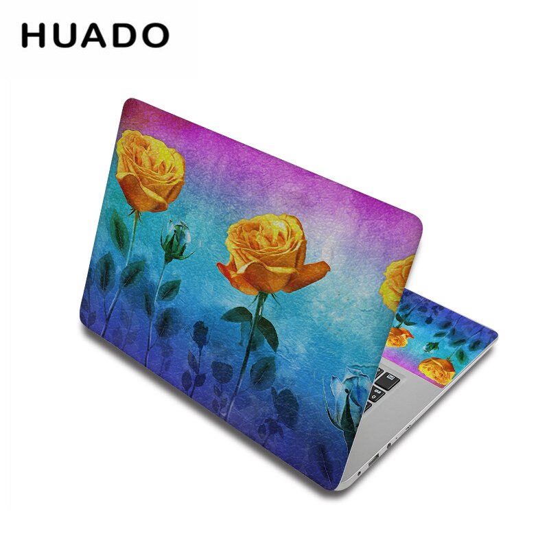 Beautiful Flower Laptop Skin Sticker 13.3" 14" 15.6" 17" Notebook Surface Cover Decal for Lenovo/HP/Macbook/Acer: 15inch / laptop skin 6