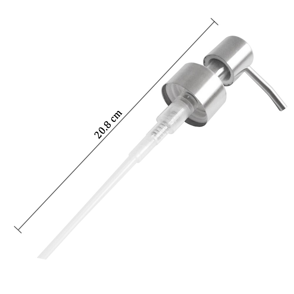 2pcs Liquid Soap Dispenser Home Office Replacement Pump Press Universal Tools Modern Stainless Steel
