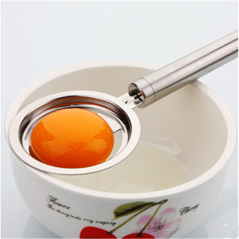 Egg Yolk Divider Stainless Steel Egg Dividers Yolk Separator Egg White Yolk Divider Kitchen Tools