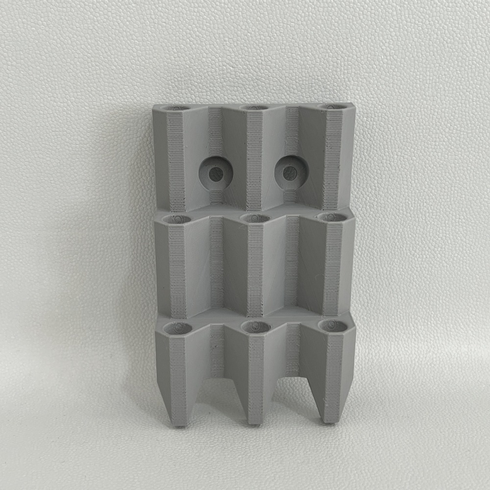 Minimalist Wall-Mounted Wall Dart Organizer PLA 9 Darts Dart Dock Stand 3D Printed Sturdy Dart Stand For Home Game: WHITE