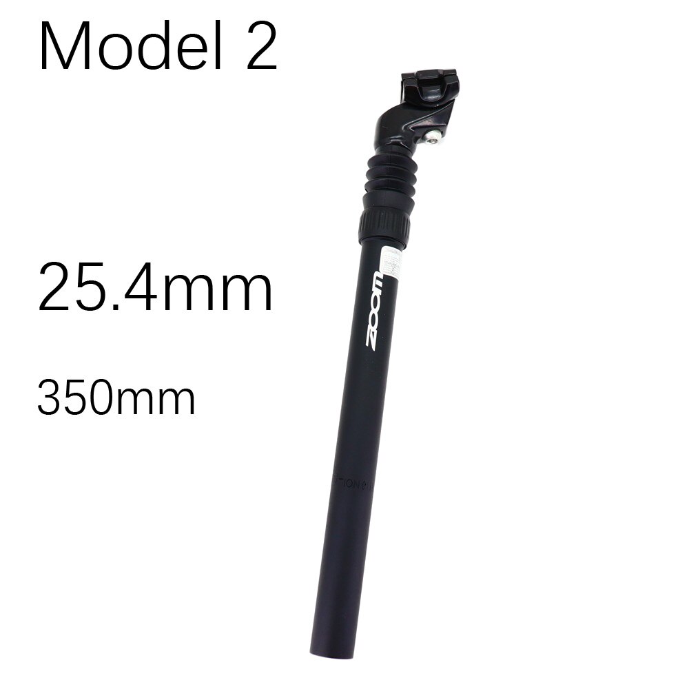 Zoomen Schock Absober Suspension Fahrrad Sattelstütze 25,4 27,2 28,6 30,9 31,6 350mm Dämpfung MTB Straße Sitz Rohr Kopf Fahrrad sitz Post: 25.4X300mm Schwarz