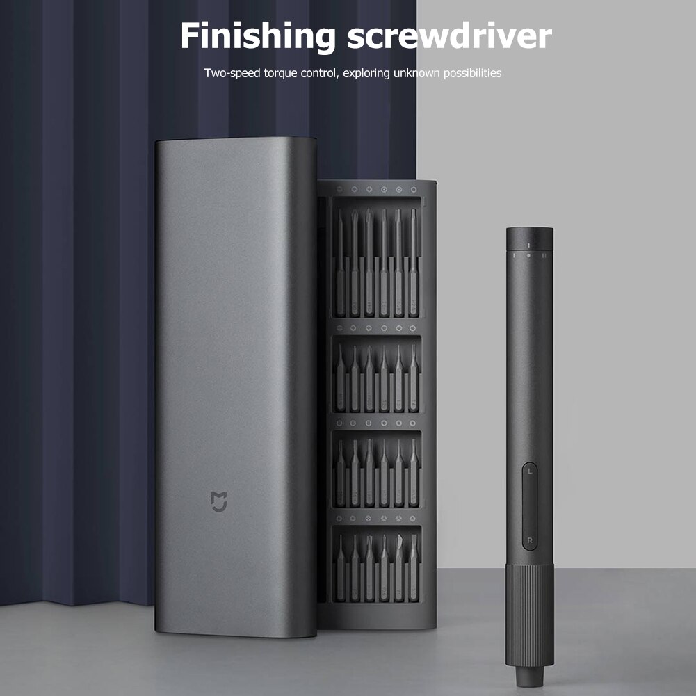 Original xiaomi mijia uso diário kit de parafuso 24 precisão bits magnéticos alluminum caixa parafuso driver xiaomi kit casa inteligente
