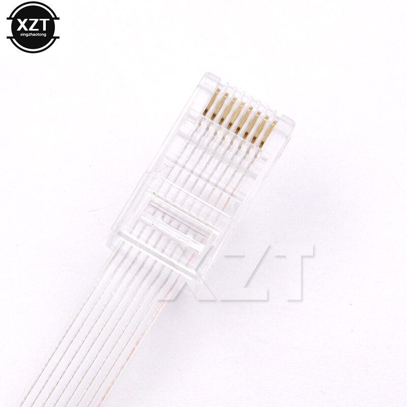 2.5m ethernet kabel  rj45 udtrækkeligt cat 5 lan kabel 8 ben  rj 45 ethernet internet netværks kabel bærbart til bærbar computer