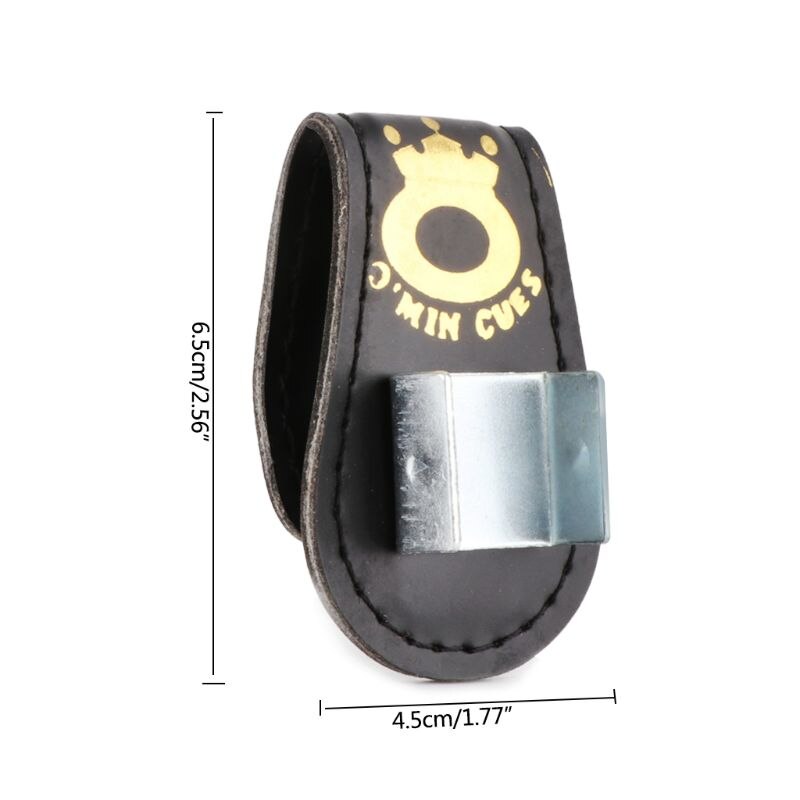 Billard piscine accessoires Snooker cuir ceinture magnétique pince porte-craie accessoire