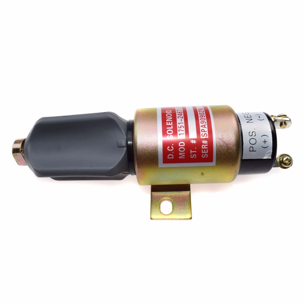 ISANCE Fuel Stop Shut Off Solenoid Valve For Cummins 24V VDC OE# 1751-24E7U1B1S5A , SA-3766-T