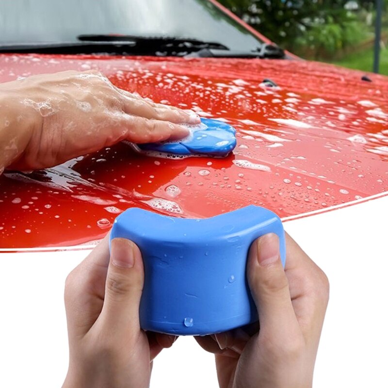 100g Car Wash Clay Automotive Clay Cleaner Detailing Sludge Mud Washer for Remove Car Body Glass Rust
