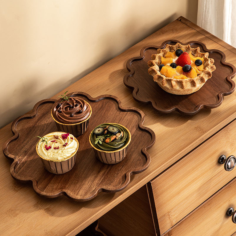 Holz Nachtisch Kaffee Kuchen platte japanische ... – Grandado
