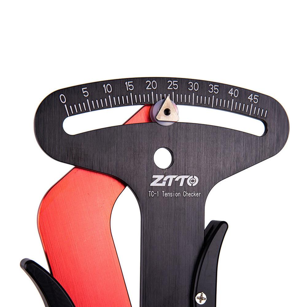Fahrrad Anzeige Fahrrad Fahrrad Speichen Spannung Meter Messgerät Messung Erzähler Prüfung 7075Al 24x15cm Fahrrad Speichen Reparatur Getriebe werkzeug f3