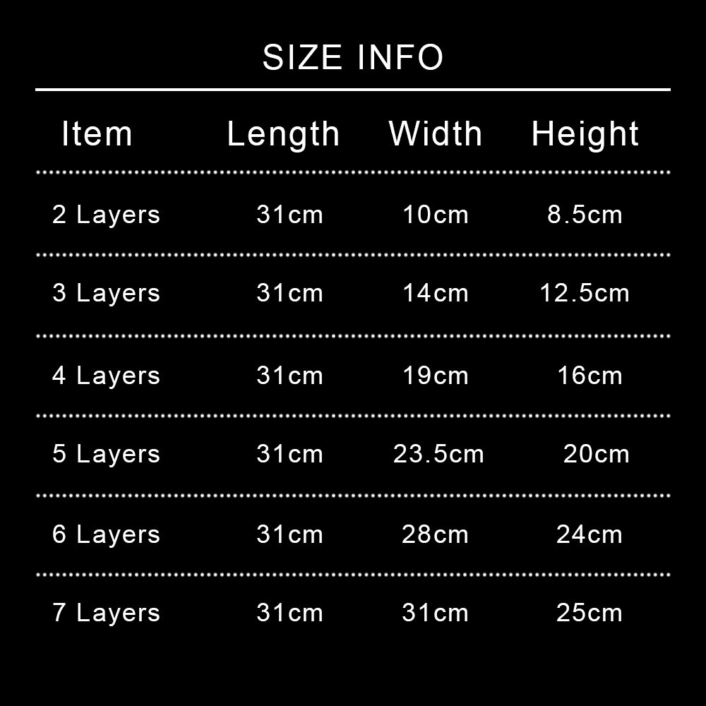 1 To 7 Tiers Nail Polish Table Rack Acrylic Clear Makeup Display Stand Organizer Holder Cosmetic Makeup Storage Lipstick Shelf