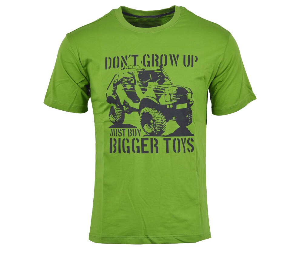 Don't Grow Up Just Buy Bigger Toys Fun Samurai 4X4 Off Road Summer Motorcycle Casual Sports Mens T Shirt