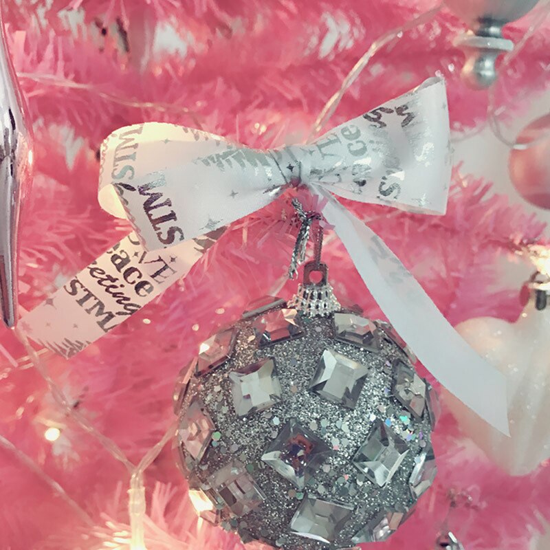 Verpakkingslint kerstboom strik boeket verpakkingslint bedrukking doek kerstversiering lint