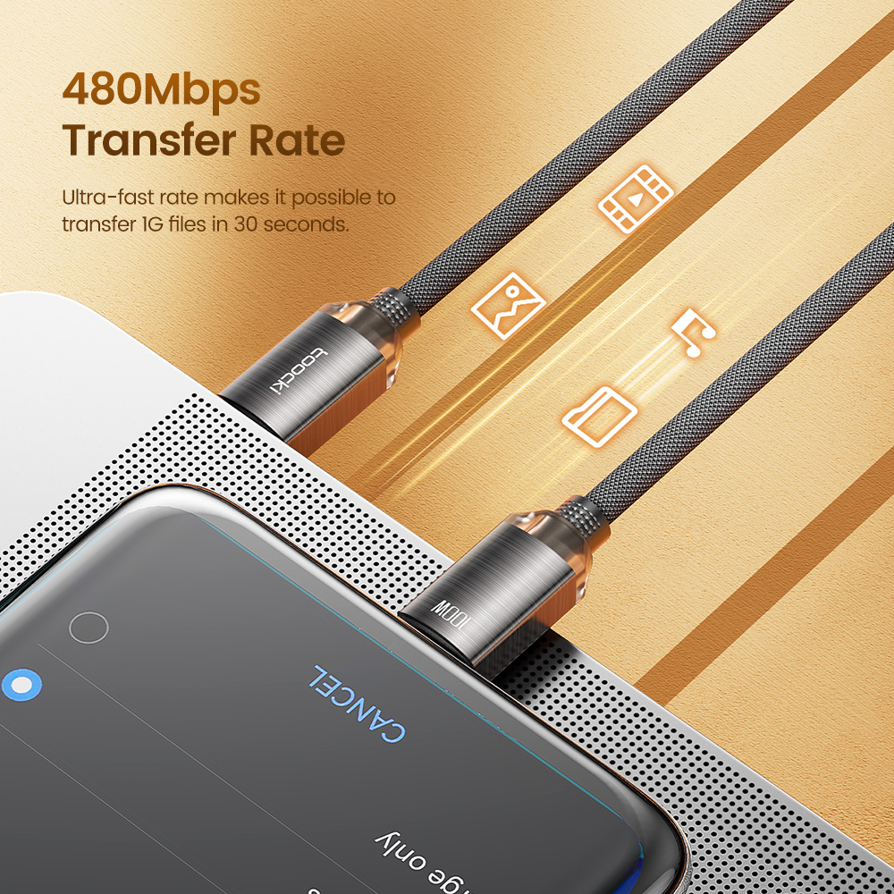Toocki usb typ c bis typ c kabel 100w schnell ladegerät kabel datenkabel für macbook huawei xiaomi poco samsung USB-C kabel