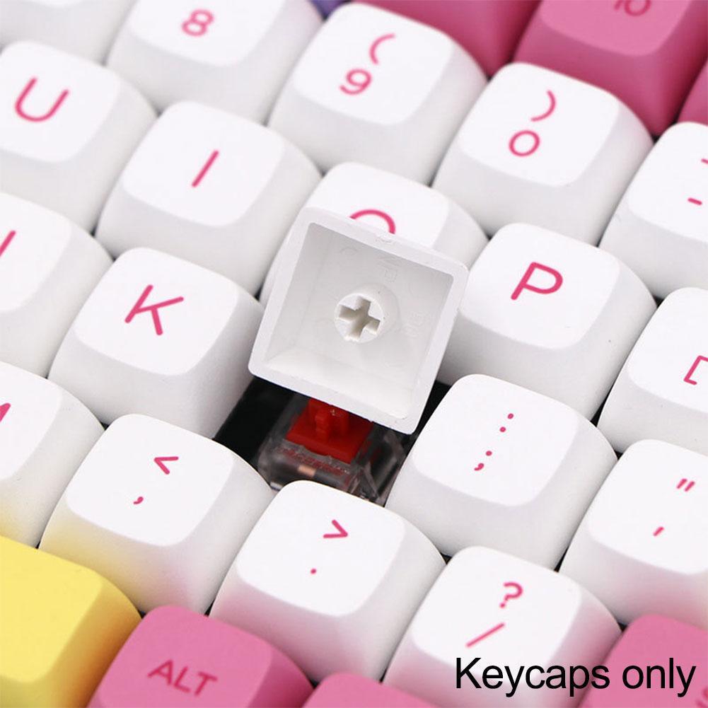 Capuchons de touches de clavier en PBT, 136 touches, Profil XDA, japonais, anglais, thème crème glacée, personnalisés, pour clavier mécanique Cherry MX