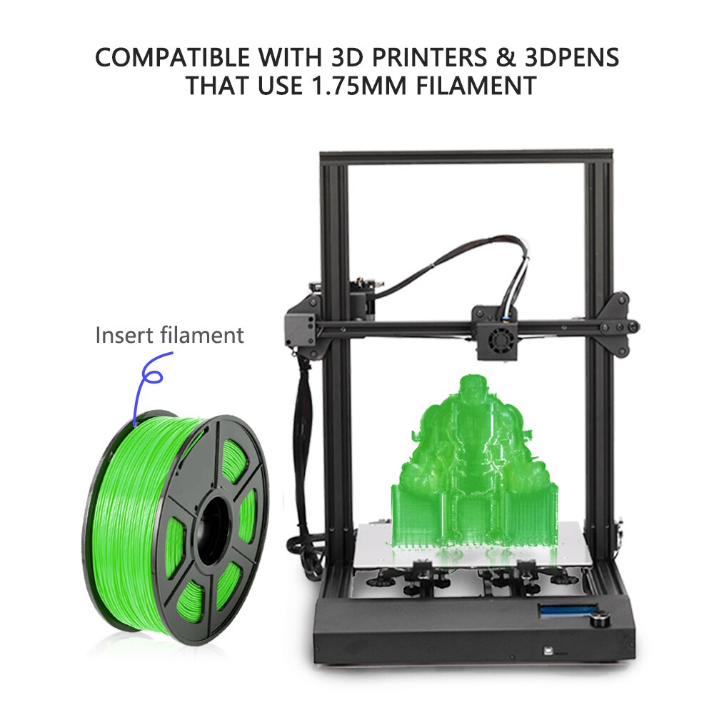 Enotepad PETG 3D Filament 1,75mm 1KG/2,2 LB Spule Haustier Drucker Material 100% keine blasiert Toleranz +-0,02 MM 3д принтер пластик