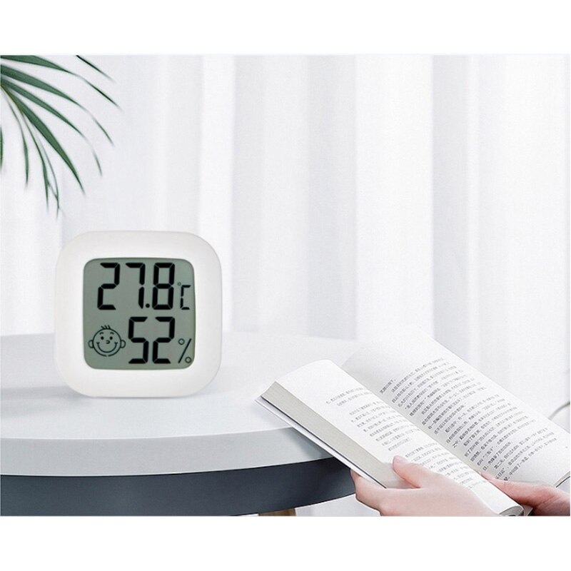 LCD Electronic Digital Temperature Sensor Humidity Meter Backlight Thermometer Hygrometer Gauge Indoor Weather Station Clock