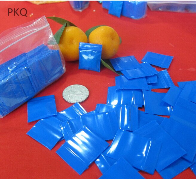 100pcs/lot Red/Blue Plastic Zip Lock Baggies Pill Pack Pouches Mini Zip lock Bags Plastic Packaging Pouch