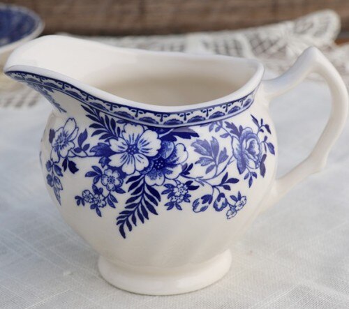 Juego de tazas de té con flores porcelana China taza de café Royal Bone China taza de té Vintage platillo con bandeja Copos copa de verano AC50BD: Style5