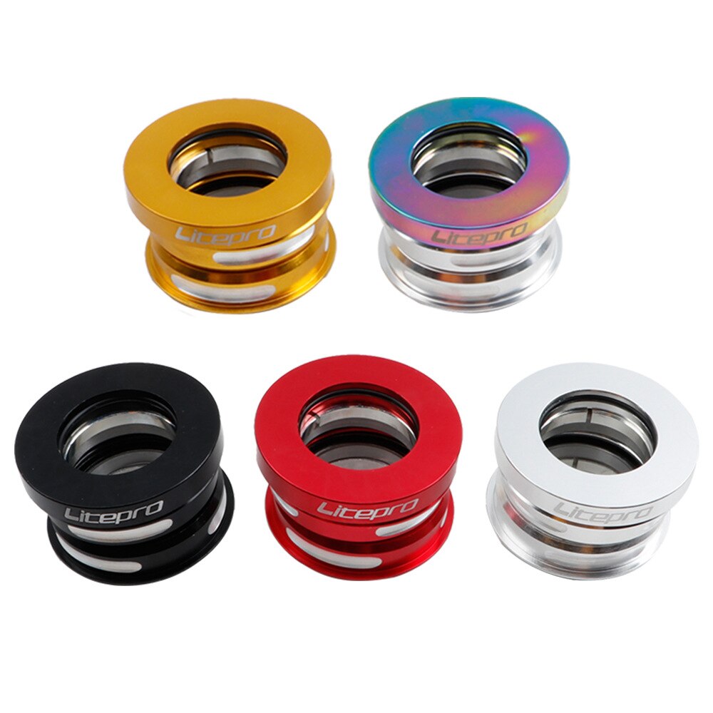 44mm Aluminum CNC Folding Mountain Bike Headset Internal Sealed Bearing Folding Bike Headset Bowl Series for SP8 SP18
