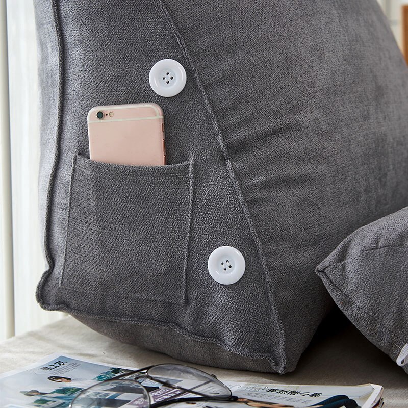 Driehoek Body Kussen Lumbale Stoel Kussen Sofa Taille Kussen Wedge Rugleuning Orthopedisch Kussen Zachte Back Rest Kussen Bed Kussen