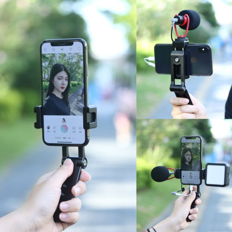 Ulanzi ST-05 Opvouwbare Mini Telefoon Statief Mount Adapter Verticale 360 Rotatie Statief Stand voor iPhone X 8 7 Samsung S8 7 Redmi