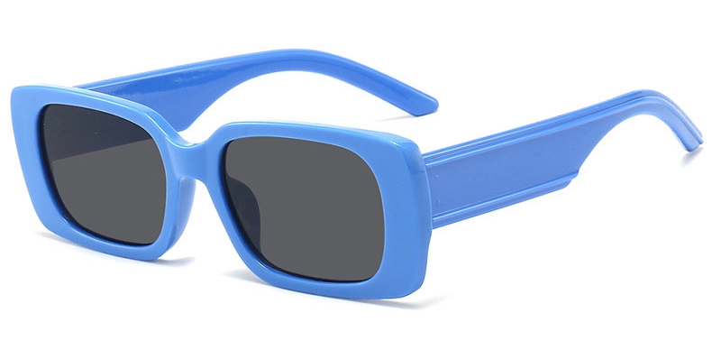 Occhiali da suola quadrati da donna neri progettista di marca di lusso Occhiali da suola con montatura grande Occhiali da suola rettangolari Vintage ▾ femminili retrò: Grigio