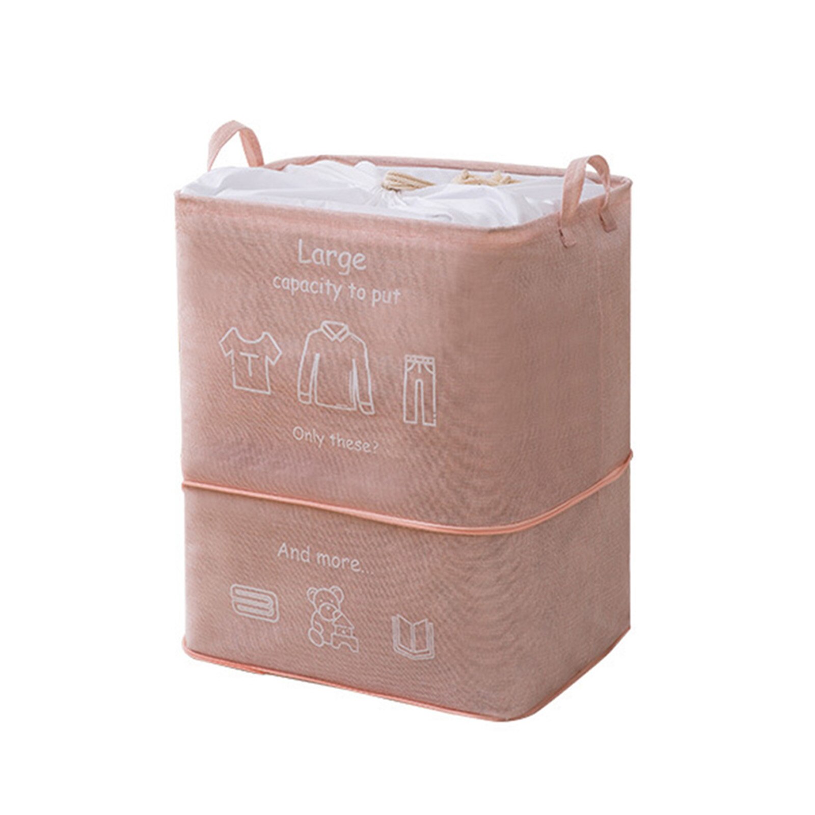 Laundry Baskets With Handles 100L Storage Container Extra Large Heavy Duty Storage Basket With Reinforced Handler For Clothing: B3