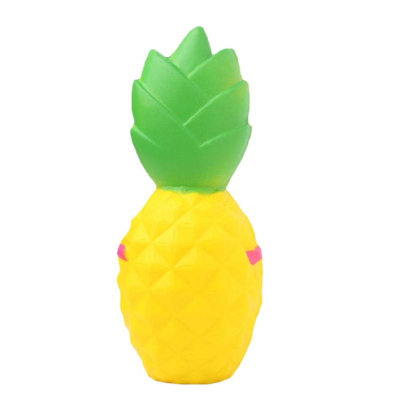 Kawaii Jumbo Squishy Speelgoed Fruit Ananas Langzaam Stijgende Verlicht Stress Speelgoed voor Kinderen Volwassenen Angst Aandacht 15.5*7CM