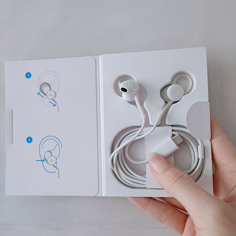 Original pour Google écouteurs USB Type C écouteurs intra-auriculaires casque filaire avec micro contrôle écouteur pour Pixel 9 8 7 6 Pro 3 4 5 XL: Default Title
