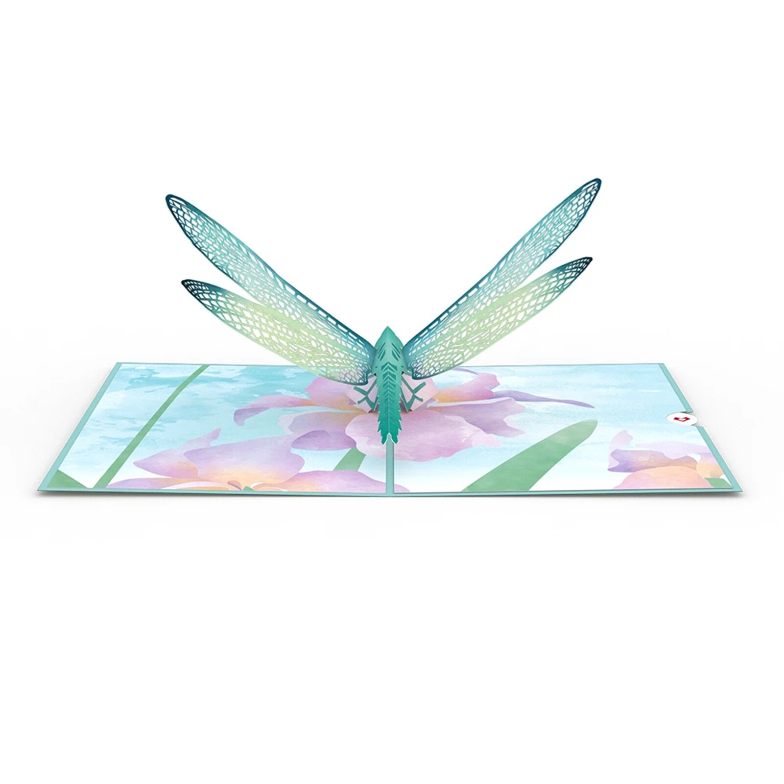 Mother's Day Dragonfly 3D Pop-Up Greeting Card Exqusite Message Card DIY Decoration Greeting Card Envelope: Default Title