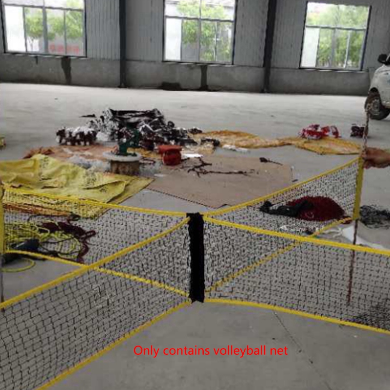 Nueva red de voleibol, red de voleibol de cuatro cuadrados, Red de entrenamiento de pelota de voleibol cruzada, Red de juego de bádminton para deportes