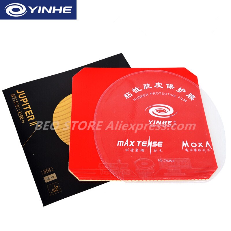 Yinhe Jupiter 2 Jupiter Ii (Sticky, Aanval &amp; Loop, Forehand) galaxy Tafeltennis Rubber Ping Pong Spons