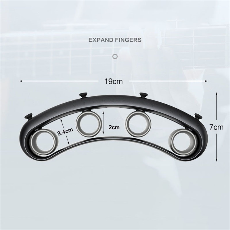 Extensor de guitarra, extensión Musical para dedos, accesorios para instrumentos, fuerza para los dedos, Piano, práctica, extensor acústico de plástico