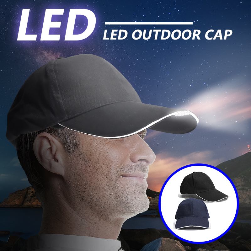 Verstelbare Fiets 5 LED Koplamp Cap Batterij Aangedreven Hoed Met LED Head Light Zaklamp Voor Vissen Jogging Baseball Cap