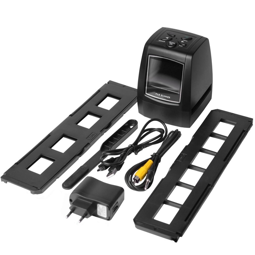 High Fast Photo Printe Resolution Photo Scanner 35mm/135mm Slide Film Scanner Digital USB Film Converter 2.36" LCD screen