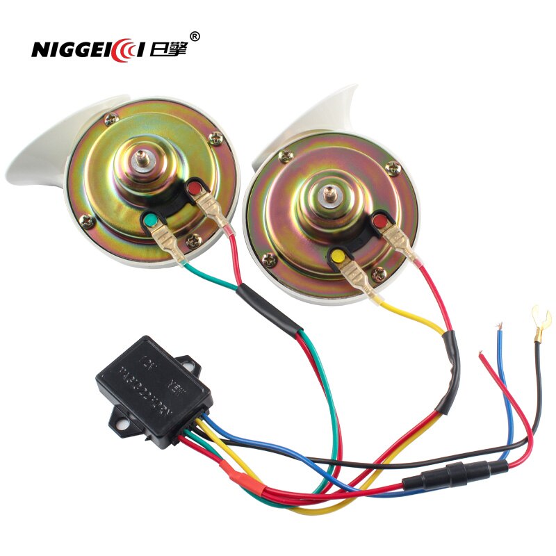 115db høyt horn auto høyttaler alarm 12v tone kjøretøy båt bil motorsykkel varebil lastebil sirene bil horn signal for auto sirene