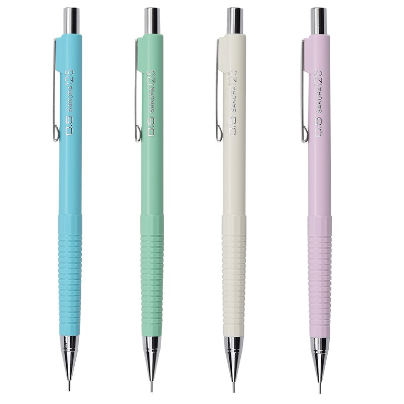 Macaron color Japanese SAKURA mechanical pencil XS-123/125 anti-breaking lead writing pencil 0.3/0.5mm
