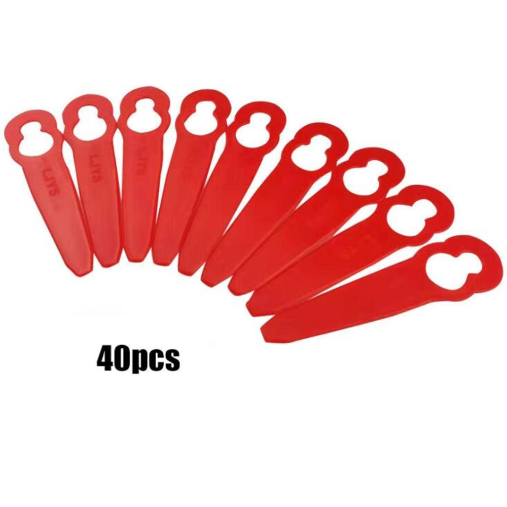 40pcs Ersatz Kunststoff klingen Zubehör für stihl polycut 2-2 fsa 45 Rasenmäher Trimmer Grass ch neider