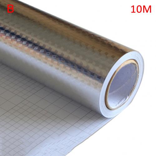Wasserdicht Ölbeständiges Aluminium Folie Selbst-Adhesive Küche Aufkleber Wohnkultur: B / 5M