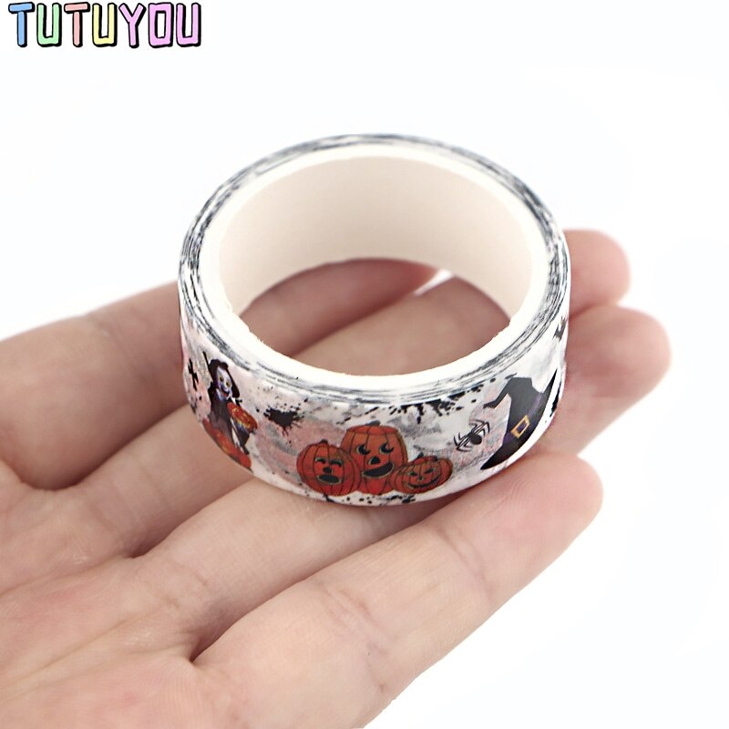 PC1555 Halloween Washi Tapes Diy Schilderen Papier Masking Tape Decoratieve Plakband Scrapbooking Stickers