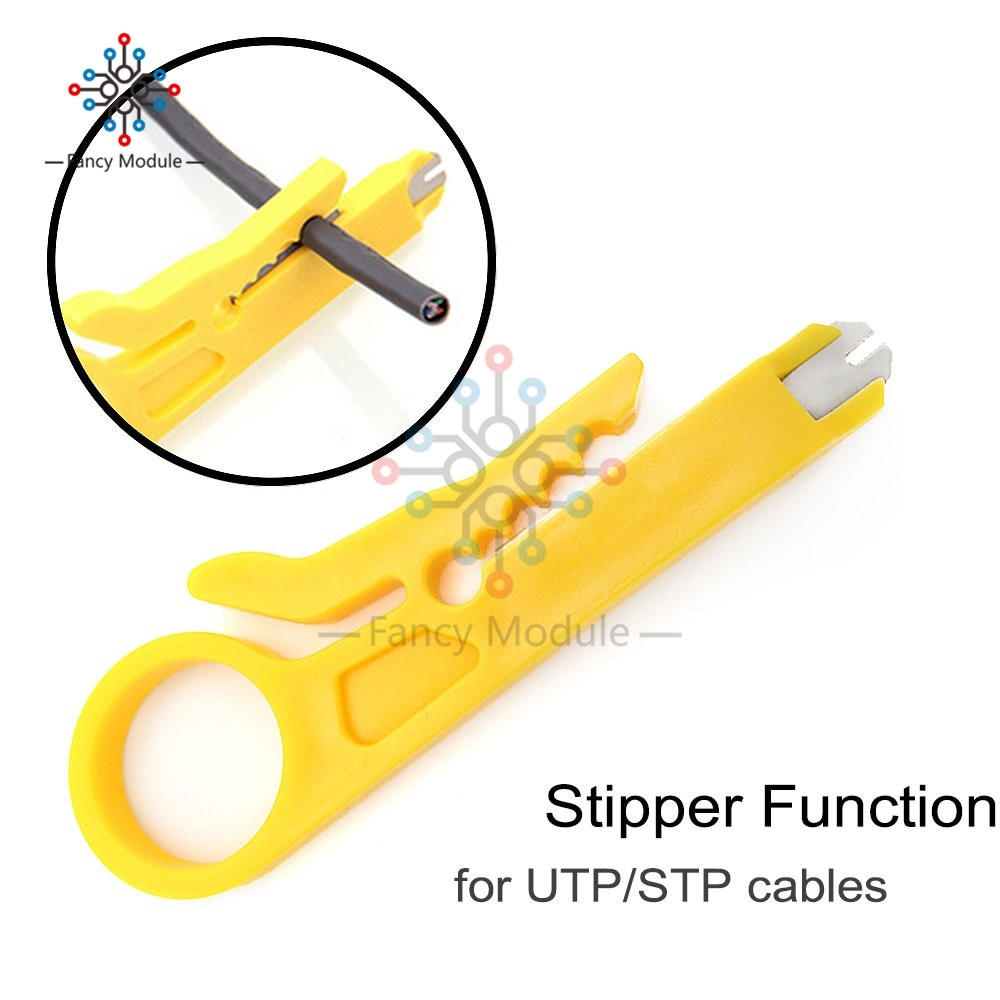Mini Draad Stripper Impact Kabelgereedschap voor RJ45 Cat5, data telefoonlijn, computer UTP kabel Netwerkkabel Strippen Tool