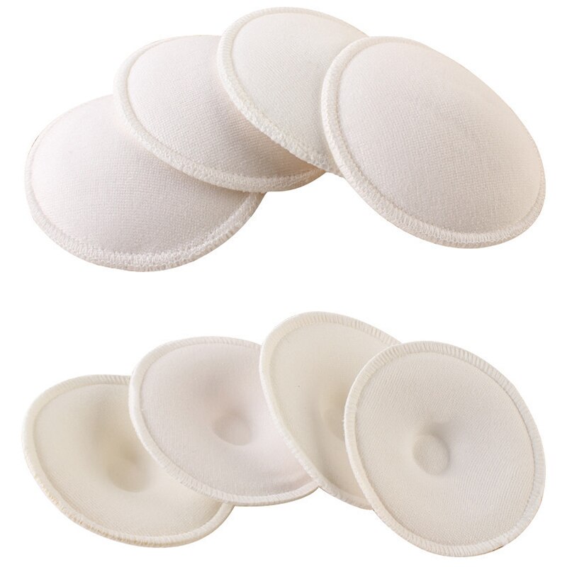 4Pc Wiederverwendbare Brust Pads Anti-überlauf Mutterschaft Pflege Pad baumwolle Baby Fütterung Stillen Waschbar Atmungs Mutter notwendig